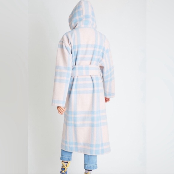 NWT Loveshackfancy Forrest wool coat in fairytale peach size Xs. - Picture 2 of 6